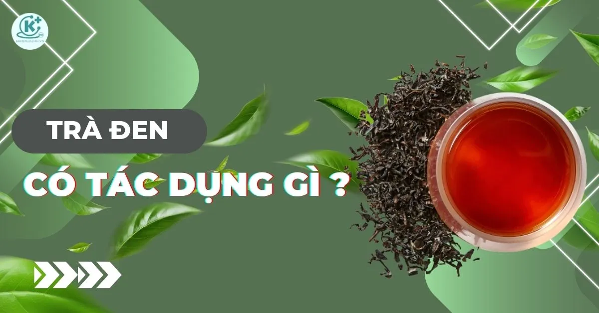 trà đen có tác dụng gì