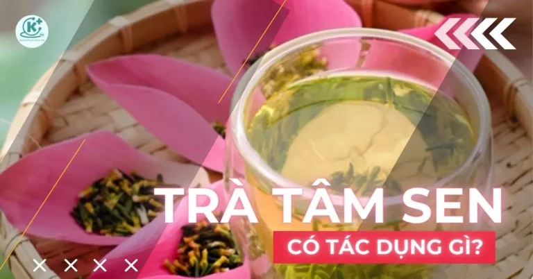 uống trà tâm sen mỗi ngày có tốt không