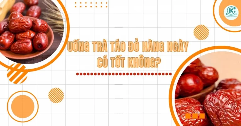 uống trà táo đỏ hàng ngày có tốt không