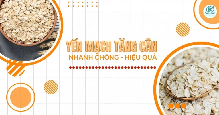 yến mạch tăng cân