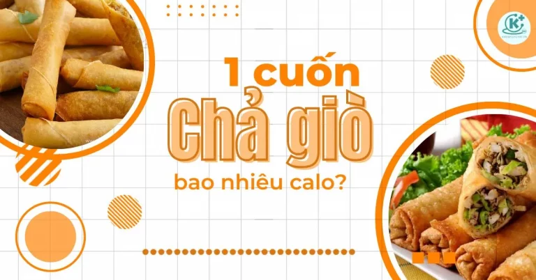 chả giò bao nhiêu calo