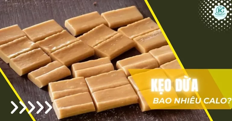 kẹo dừa bao nhiêu calo