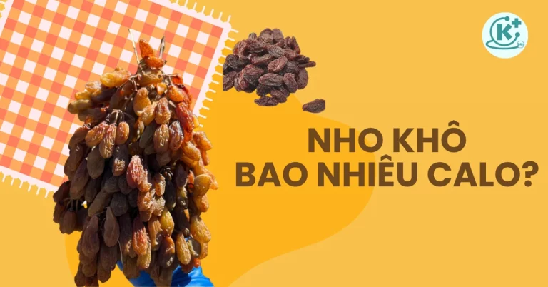 nho khô bao nhiêu calo