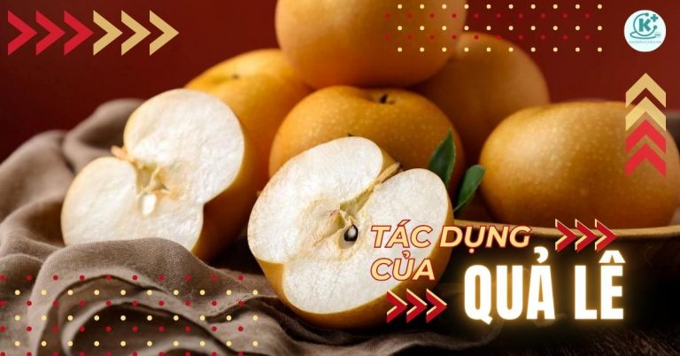 tác dụng của quả lê