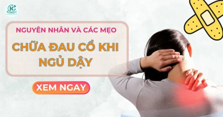 bị đau cổ khi ngủ dậy