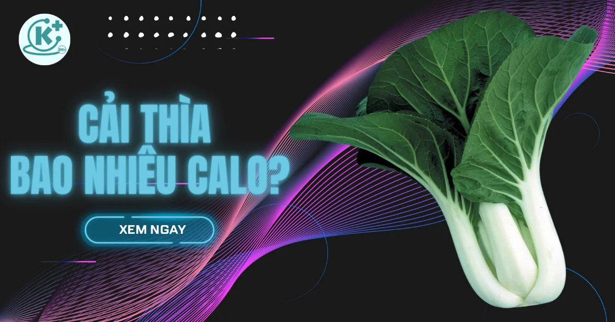 cải thìa bao nhiêu calo