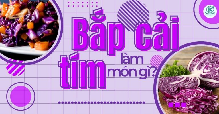 bắp cải tím làm món gì